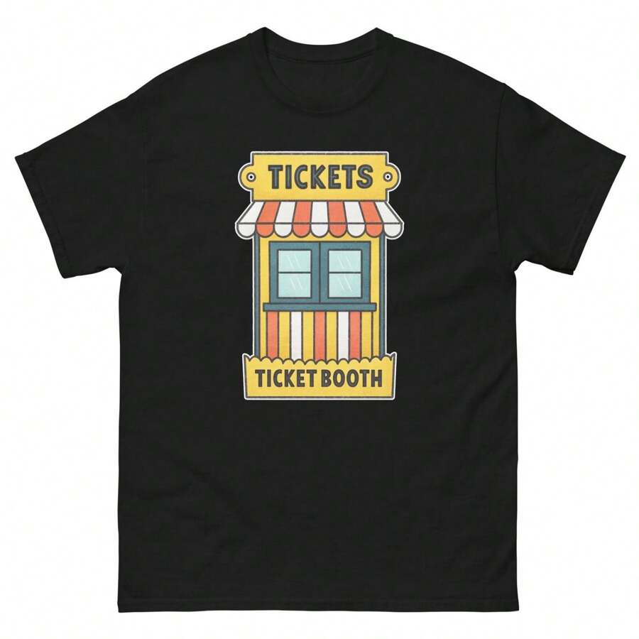 Tickets Booth Carnival Fair Amusement Park T-Shirt