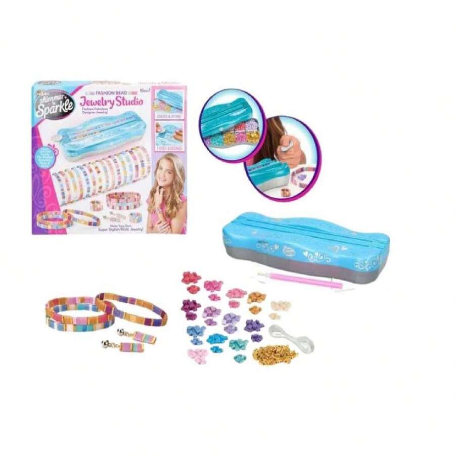 Color Baby Jeu Shimmer N Sparkle studio créez de beaux bracelets, colliers et boucles d'oreilles ! (Color Baby 47911)