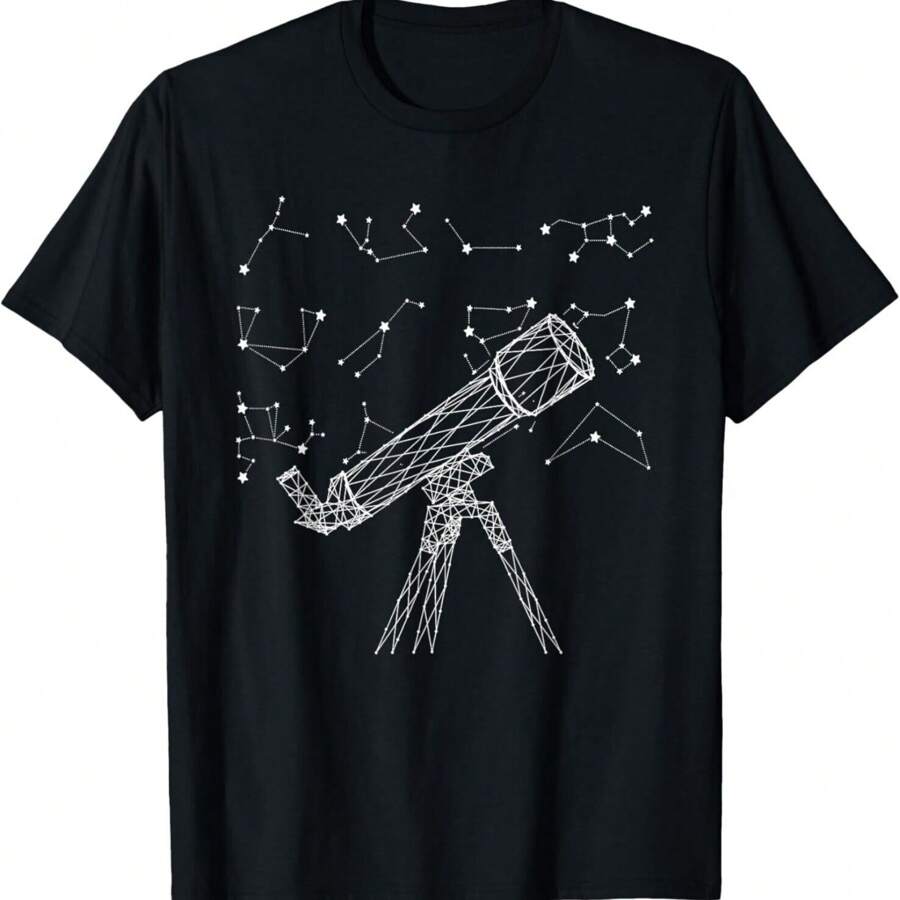 Star Constellations Galaxy Telescope Outer Space Astronomy Gift Unisex T-Shirt