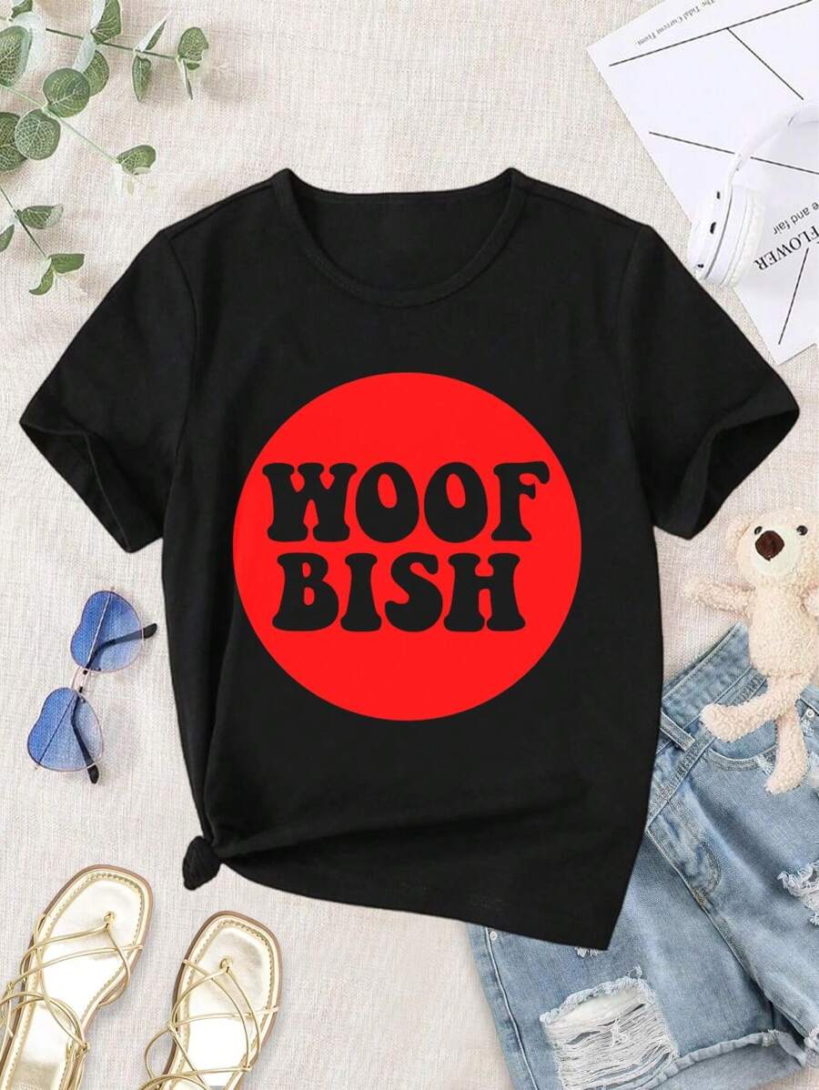 Valentine's Day Georgia Bulldogs T-Shirt For Ladies Woof Bish Dawgs Football Collega Supporter
