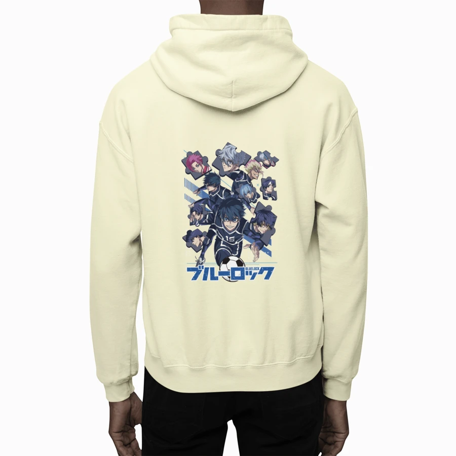 Sudadera Hoodie Blue Lock Equipo Anime Unisex Unitalla con Capucha