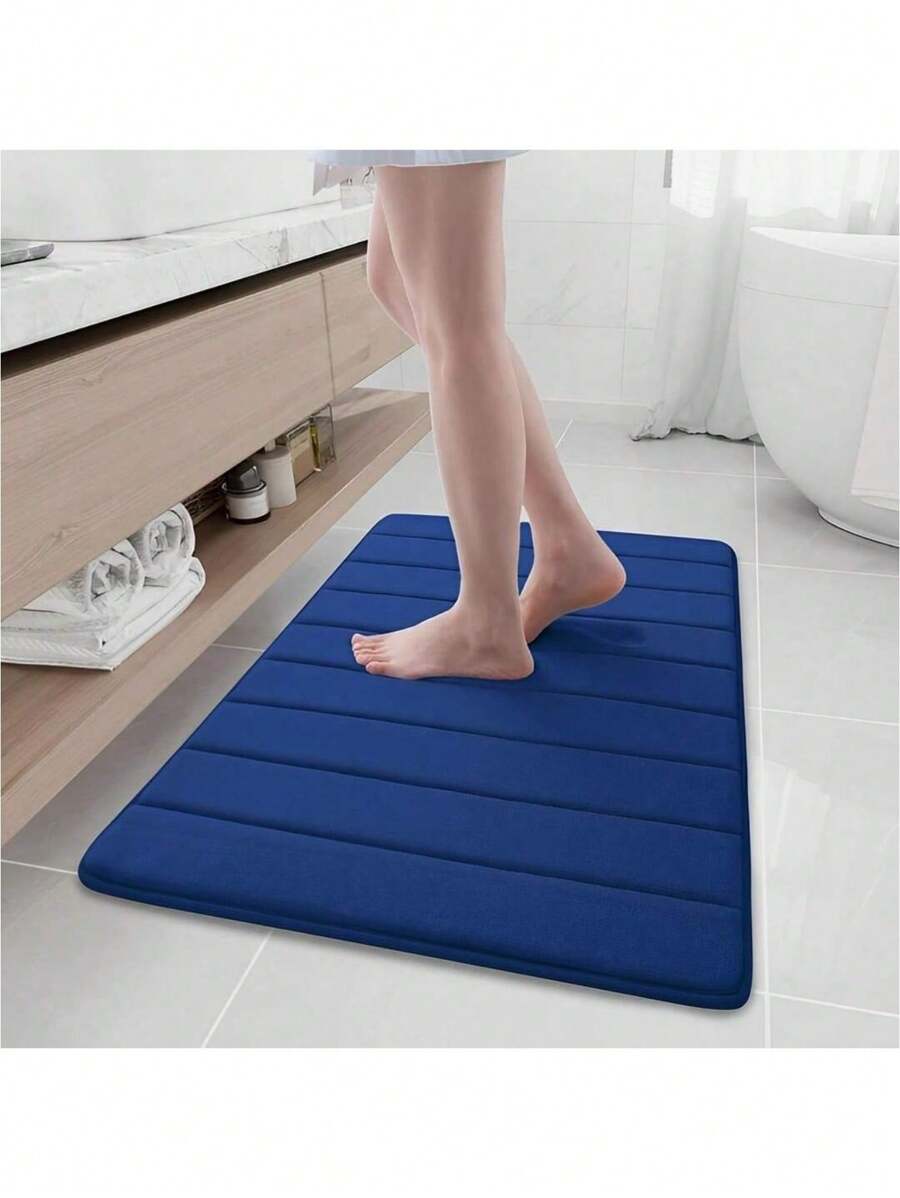 Bathroom Mat Velvet Rug Non-Slip Mat Bathroom Decor Bathroom Accessories Home Kitchen Christmas New Year Bathroom