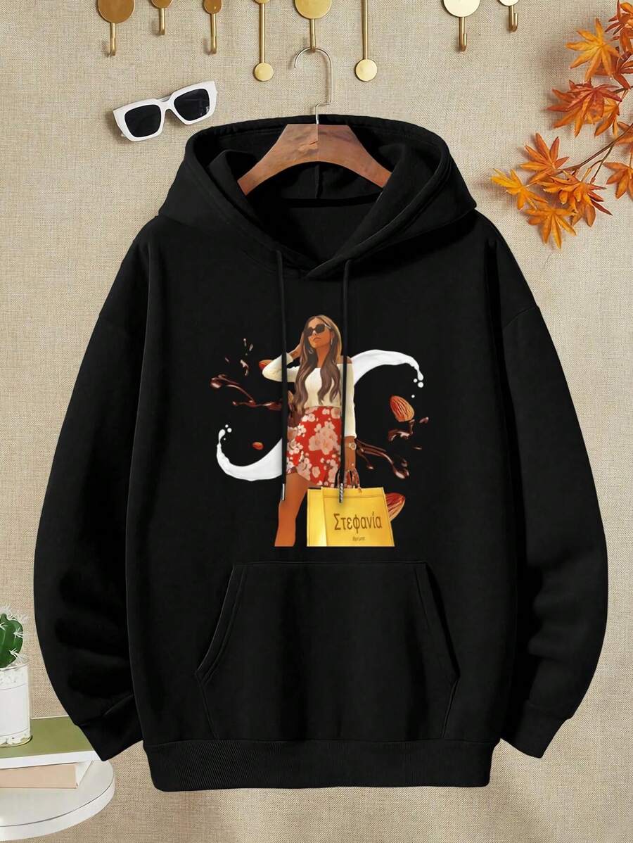 Cressida ION Big Size Women Hoodie Chocolate Dessert Fashion For Fashionistas Girls - Women's Hoodies Available