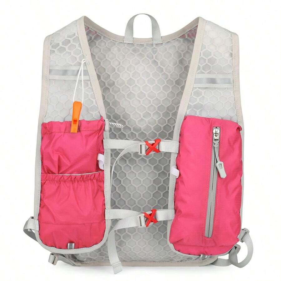 Running Vest, Hydration Vest Lightweight, Breathable And Sweatproof Running Backpack, Adjustable Running Hydration Vest For Trail Running Marathon Race Jogging Cycling