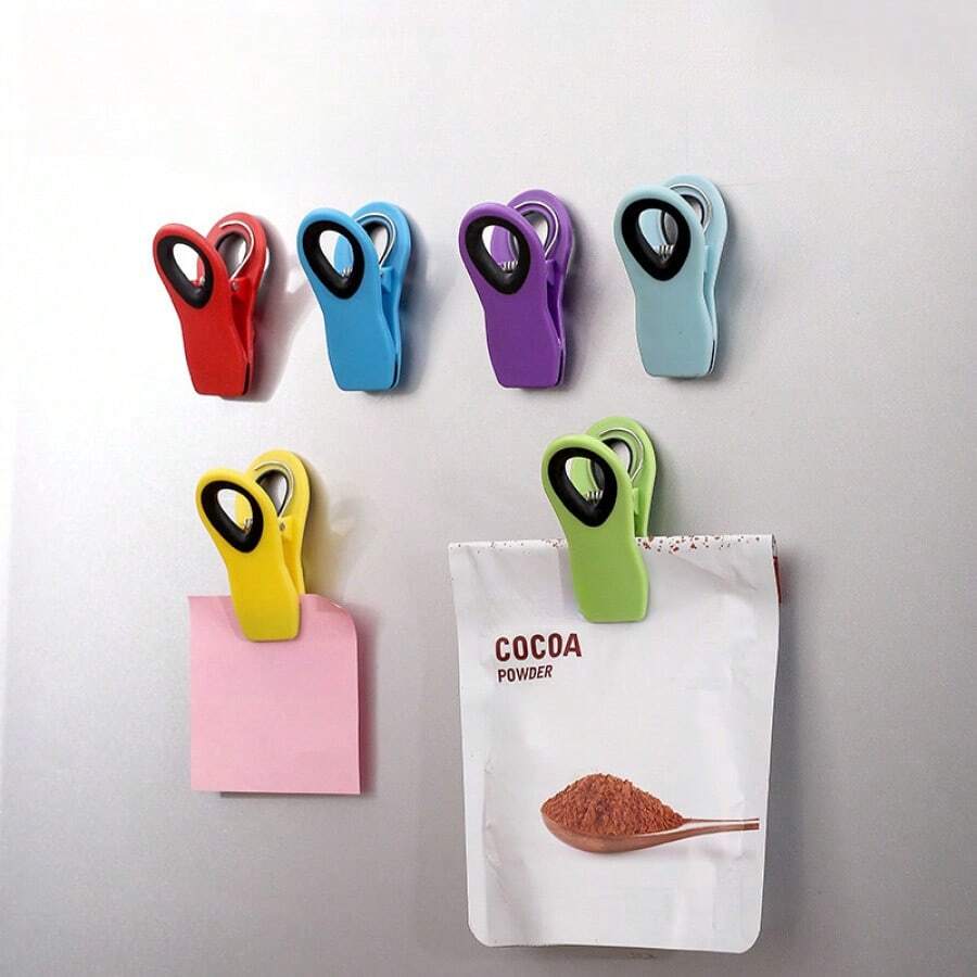 Refrigerator Clips, Minimalist Airtight Food Storage Bags Sealing Clips, Home Essentials