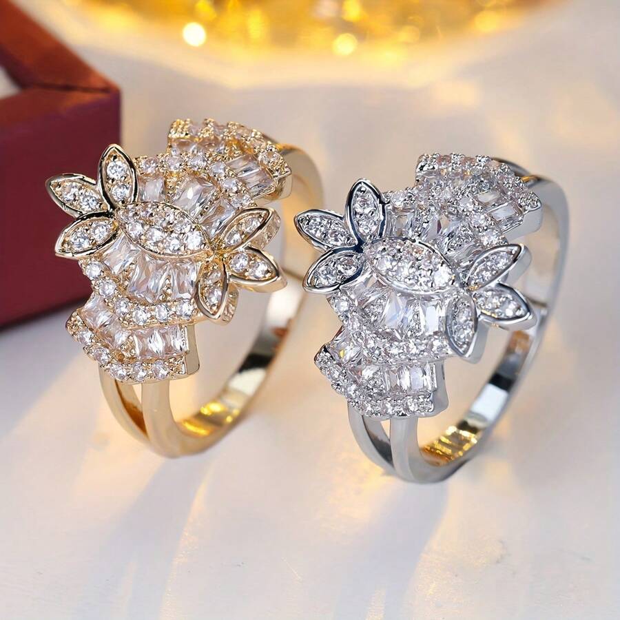 1 st. Mooie Candy Design Ring, Elegante Chic Lichtgewicht Dagelijkse Pendel Vrouwen Ring