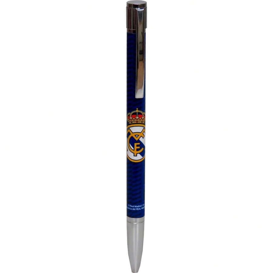 Real Madrid Penna in metallo per giovani del Real Madrid in scatola con licenza ufficiale - Penna in metallo per giovani del Real Madrid Scrittura fluida e continua e corpo in metallo resistente - Penna in metallo per giovani del Real Madrid con punta ad alta precisione ⚫ Spedizione GRATUITA ✅ Consegna in 24/48 ore in Spagna (penisola)