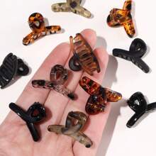Mixed Color Ribbon Small Hair Claws