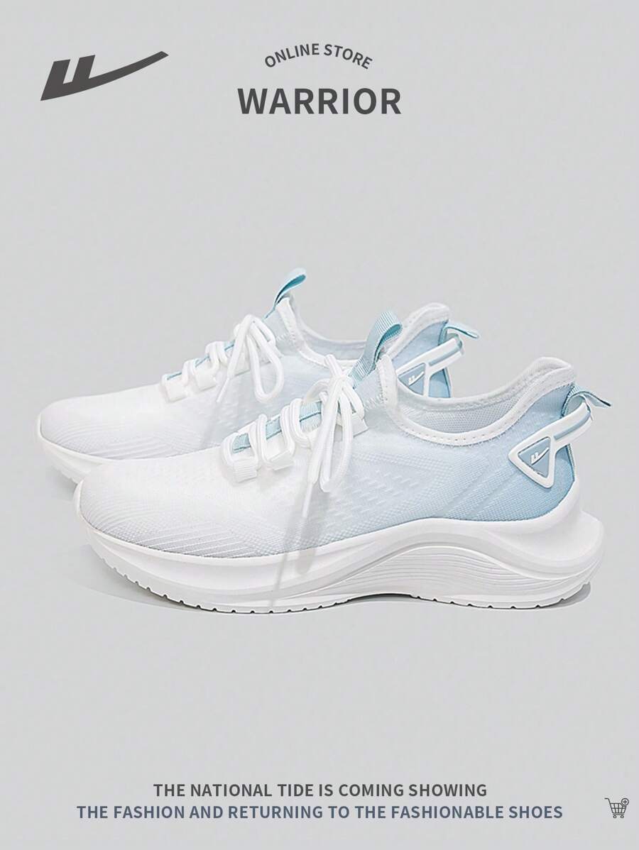 WARRIOR 1 Pair Women Lace Up Sneakers, Mesh Breathable Non-Slip Casual Lightweight Sport Shoes For Outdoor Workout Running