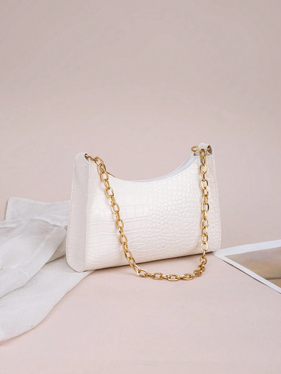 Underarm Bag 2025 Ladies Handbags Crocodile Pattern Underarm Bag Fashion Women's Bag Ladies' Shoulder Bag
