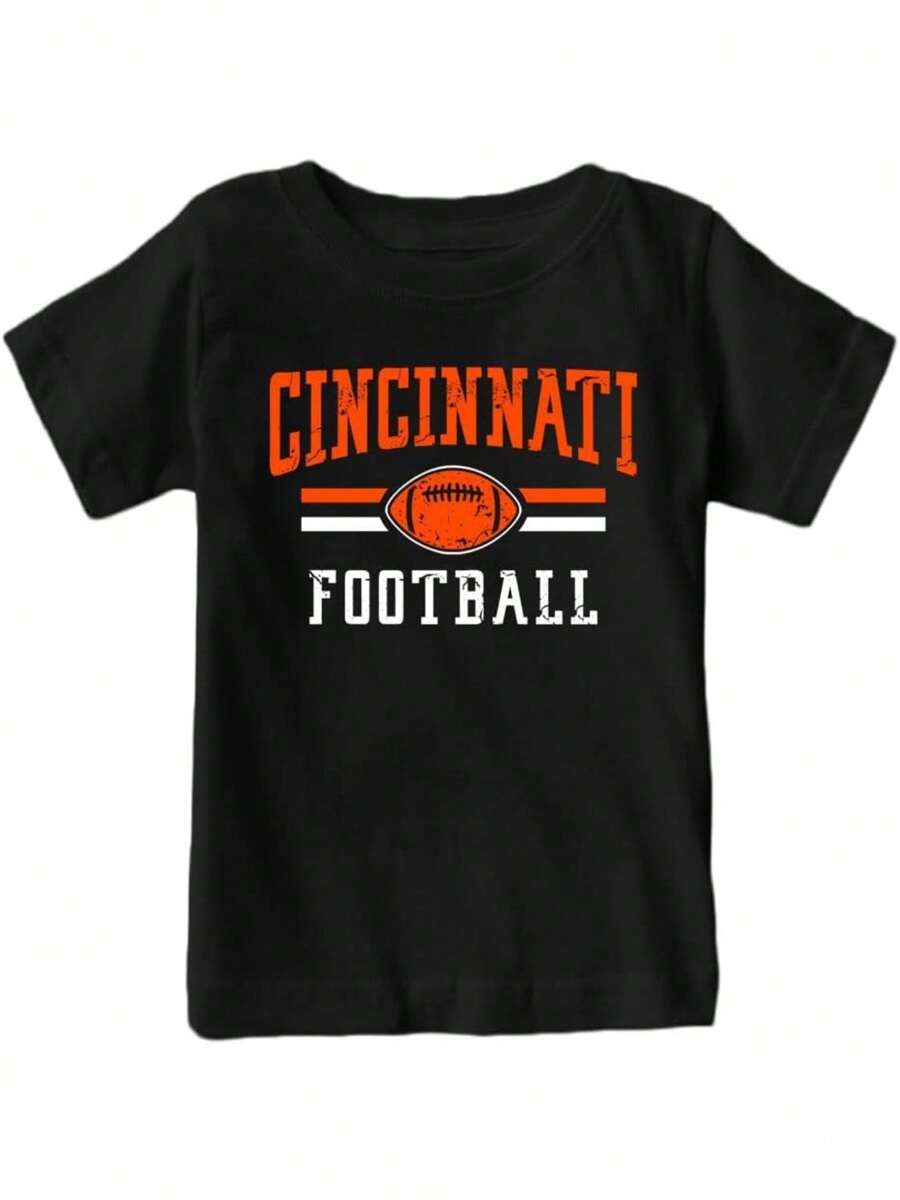 Team Vintage Style Kid's T-Shirt For Football Fans