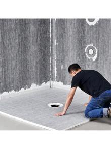 72"x72" Shower Pan Kit With 6.3" Central Drain