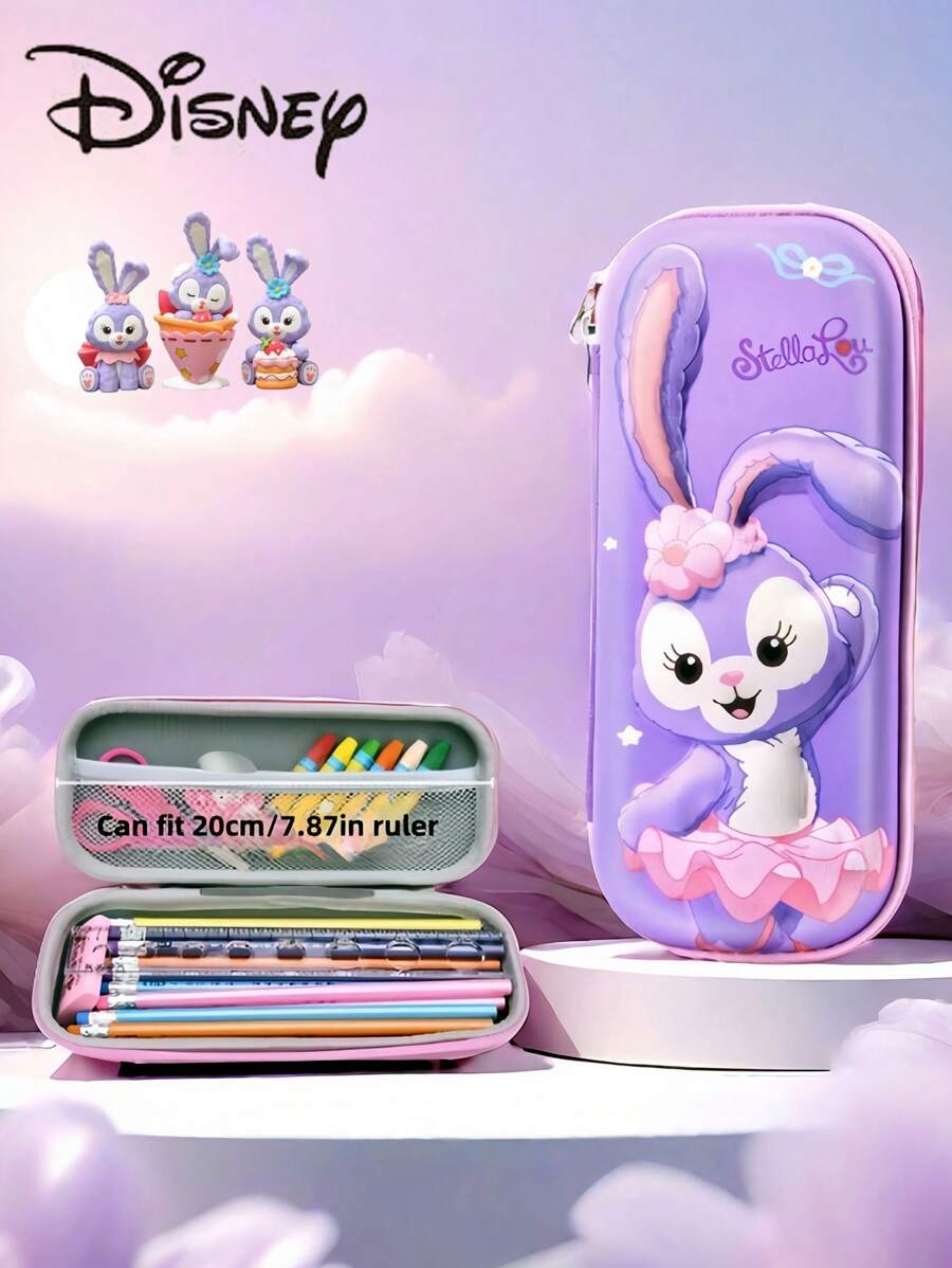 Disney قلم رصاص مضغوط ثلاثي الأبعاد جميل قطعة واحدة ، حقيبة قرطاسية ذات طبقتين برسوم كرتونية وسحاب مزدوج ، صندوق أقلام كبير السعة بتصميم كرتوني ، مناسب لتنظيم لوازم المدرسة والمكتب ، يمكن أن يحتوي على أقلام رصاص وأقلام تحديد وقرطاسية ، منظم محمول بسيط للسفر ، محفظة مستحضرات تجميل ومنظم لوازم الرسم ، عودة إلى المدرسة ، لوازم مدرسية ، محفظة أقلام ، حقيبة مدرسية