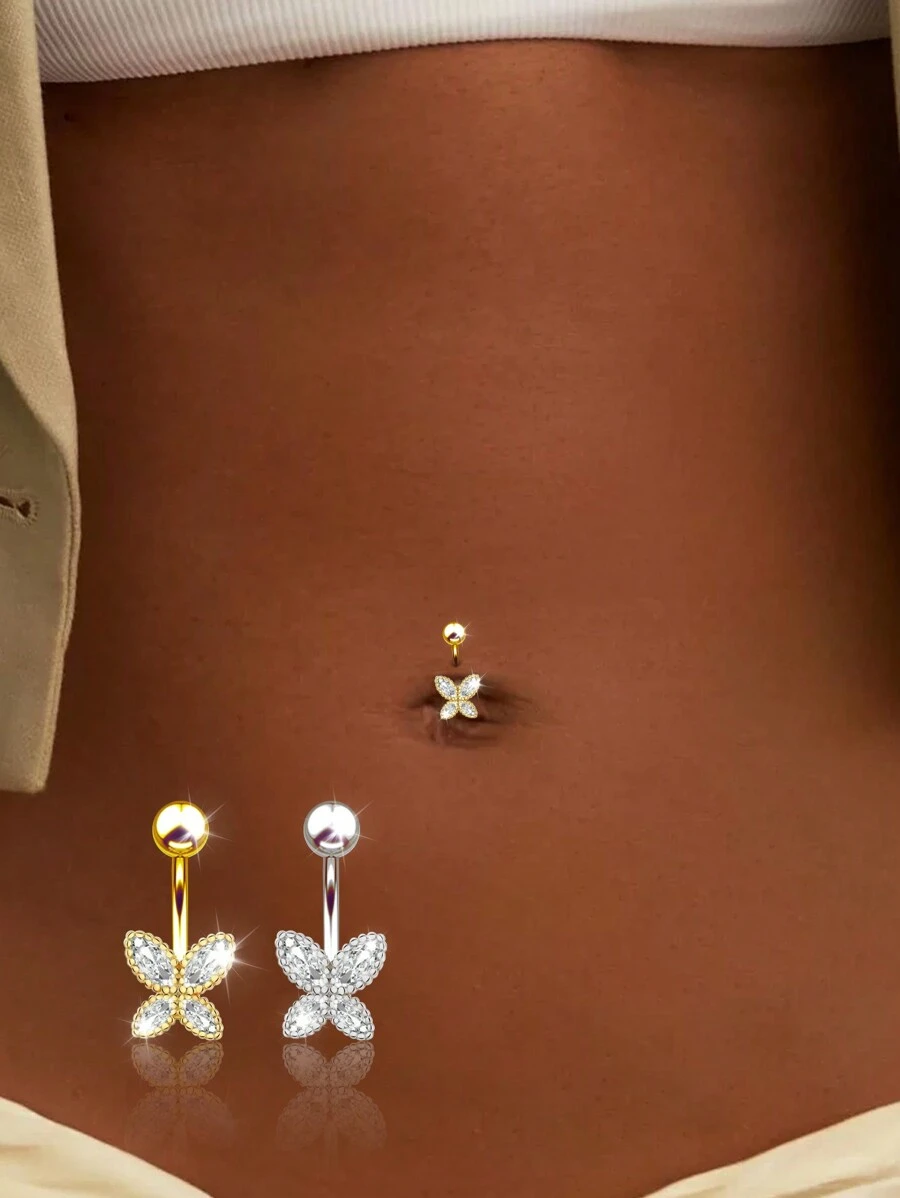 1PC 925 Sterling Silver CZ Belly Button Clicker/Reverse Belly Ring/Navel Jewelry/Belly Hoop/Hinged Curved Belly Bar Piercing/Navel Ring/Belly Clip Ring Nose Rings