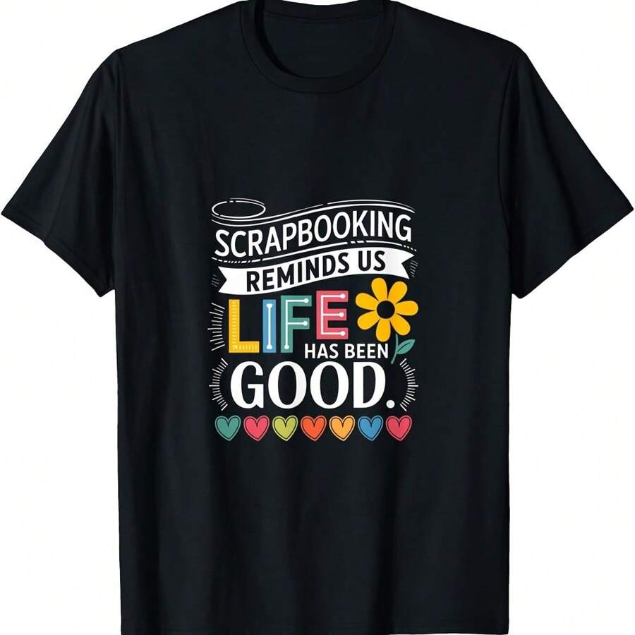Retro Scrapbooking Funny Paper Scrapbook Women Kids T-Shirt