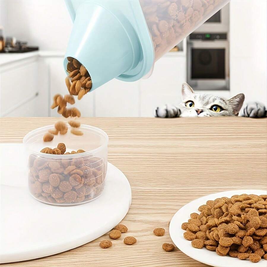New Cat/Dog Lover Gift And Dog/Cat Mom Love Pet Dog Lover And Dog Mom Love/Cat Lover And Cat Mom Love Food Storage Container, Sealed Moisture-Proof Canister