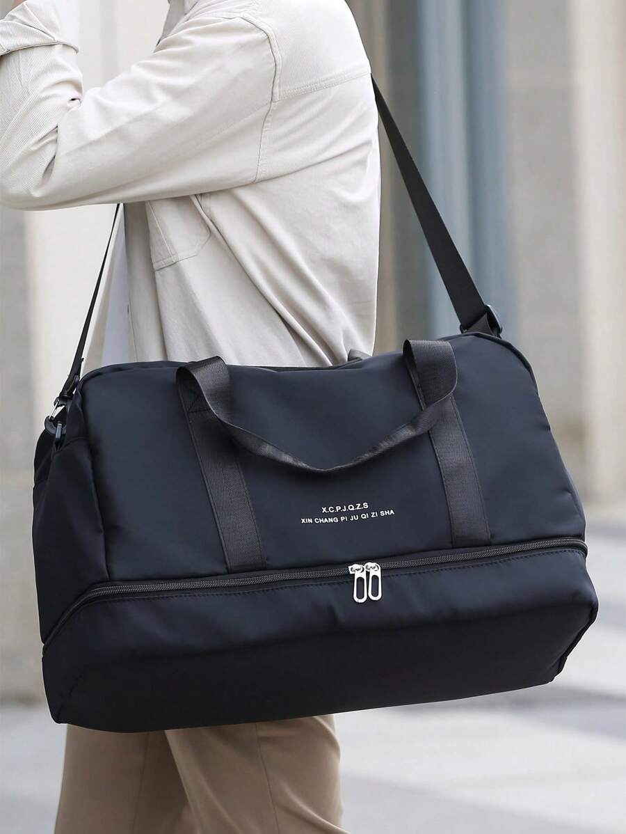Large Travel Duffel Bag For Women,Weekender Bag,Overnight Bag With Wet Pocket&Trolley Sleeve, Lightweight Carry On Sports Tote Gym Duffel Bag Hospital Bag, Gift Bag For Women