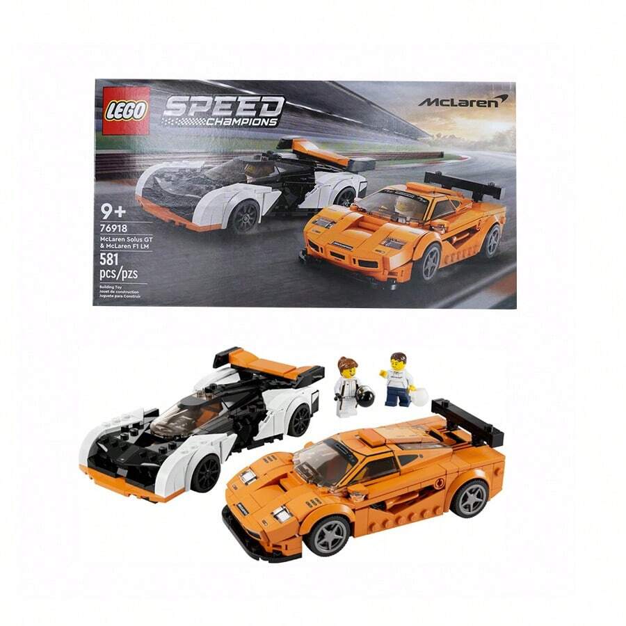 LEGO 76918 Super Racing Series McLaren SolusGT Y McLaren F1LM Bloques de Construcción