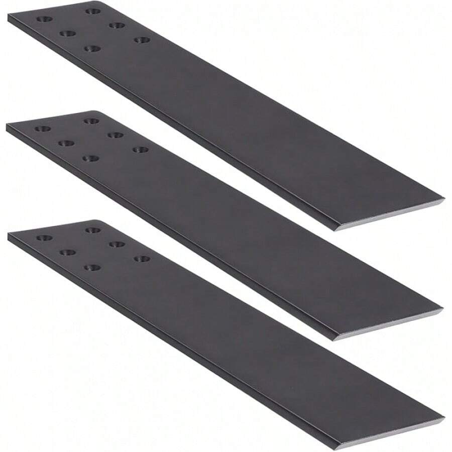 16 Inch Countertop Support Bracket, 3 Pack Solid Iron Heavy Duty Hidden Flat Floating Shelf Brackets, Top Mount Knee Wall Support Mantel Bracket Hardware For Wood Granite Quartz Countertop