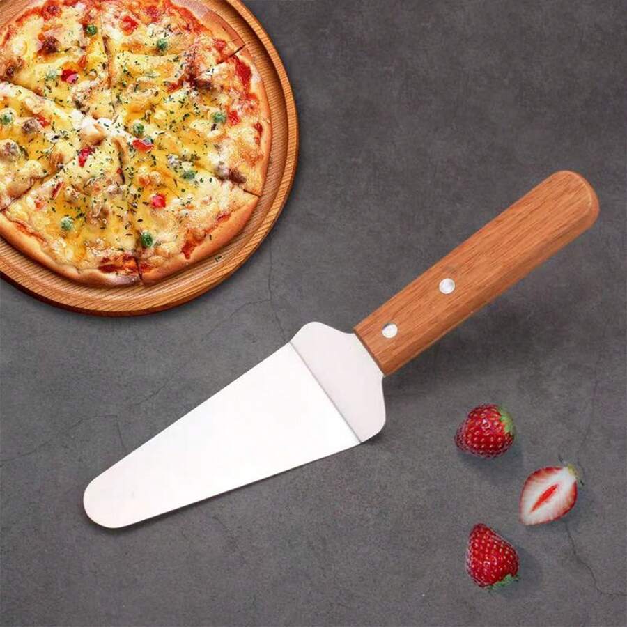 1pc Baking Tool Set Including Pizza Peel, Cake & Cheese Knife, Cooking Spatula, Chocolate Scraper, Pancake Spatula