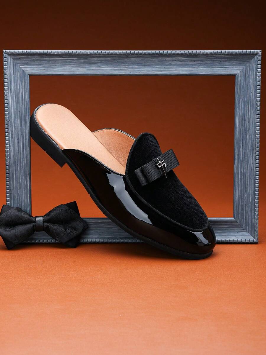 Nuevos mocasines de tacón bajo de unicolor con decoración de metal, informales tipo slip-on para caminar al aire libre, playa, senderismo y vacaciones, estilo británico para hombres