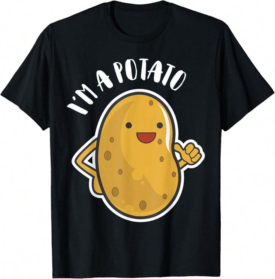 I Am A Potato T-Shirt, French Fry Shirt, Potato Tee T-Shirt.Jpg