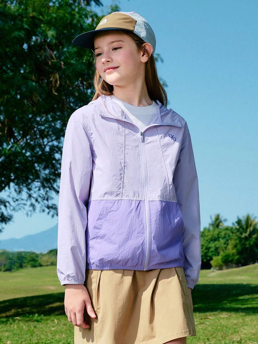 Balabala Chaqueta de protección solar Chica preadolescente, ligera y transpirable de verano 2025