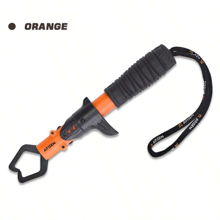 Fish Lip Pliers Grab Grip Tool Stainless Steel Fish Holder Fishing Tool Extended Version TPR Handle Fishing Men's Fishing Tackle