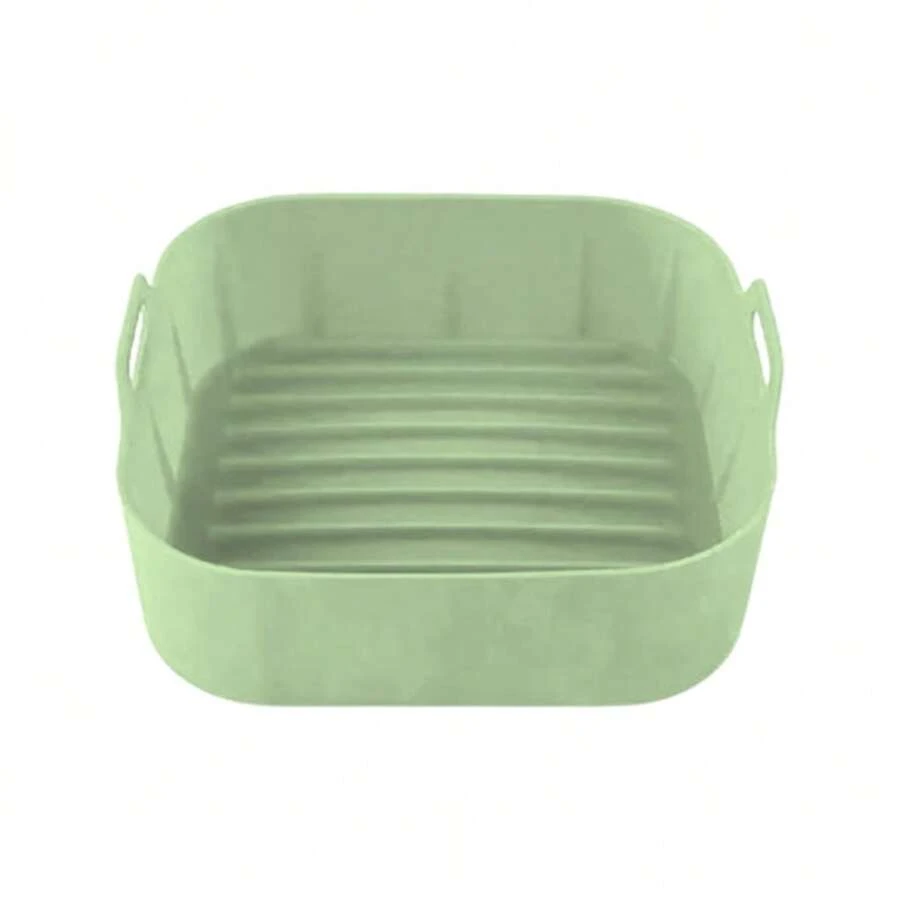 Bandeja Forma Cesta De Silicone Para Airfryer 20,5x20,5