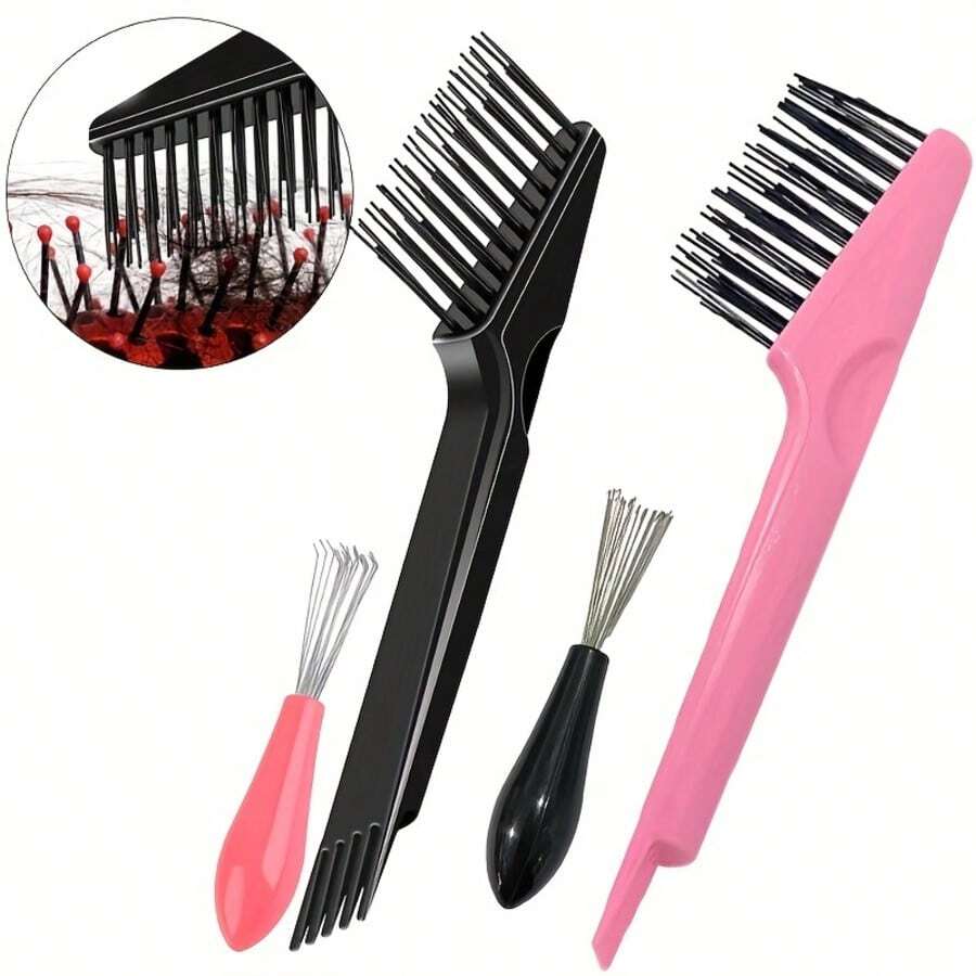 Comb Cleaning Tool Kit, Lint Remover, Multi-Function Comb Brush For Hair Cleaning, Suitable For All Hair Types, Lightweight Styling Accessory Under 300g
