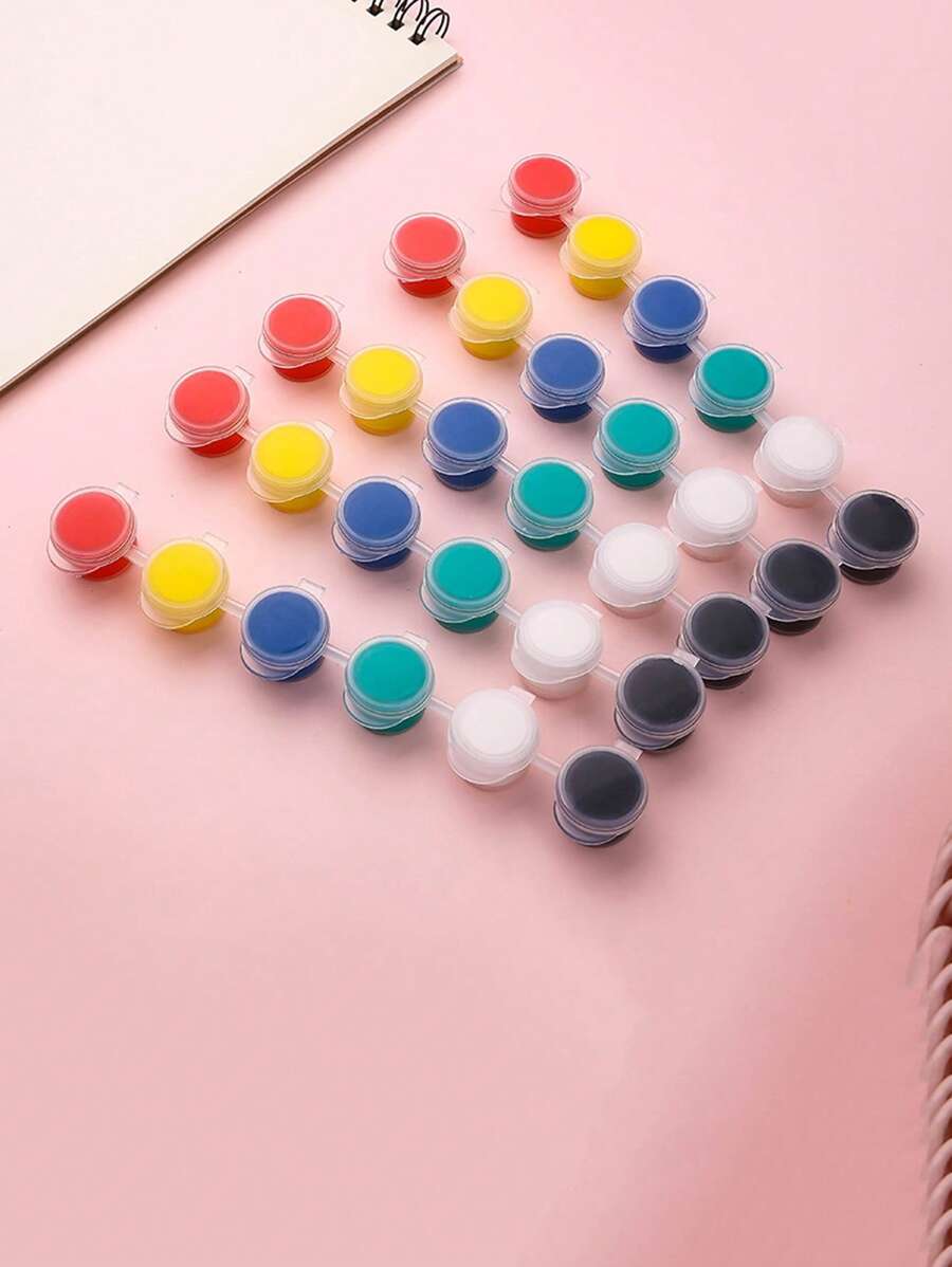 4PCS Painting Kit, Diy Painting, Painting Drawing Hobby Kit, Mini Drawing Board, Acrylic Paint Painting Blank, Hand Painted Diy Painting Photo Frame,Back To School,School Supplies