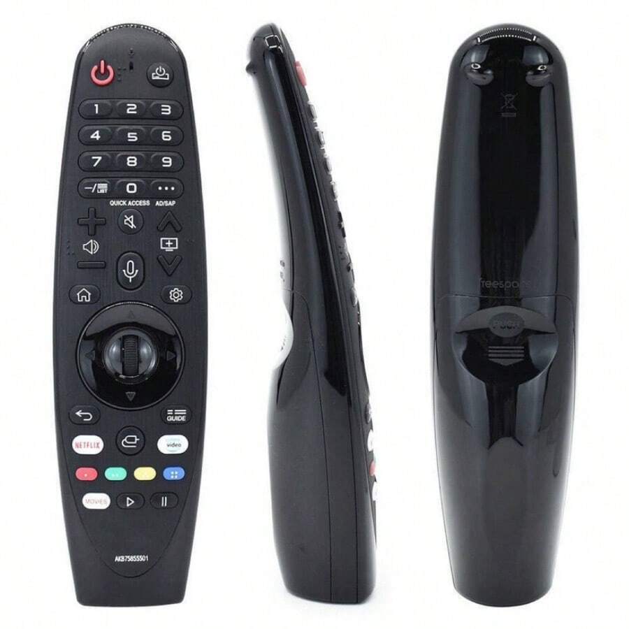 SMYTH Télécommande de remplacement Magic pour TV intelligente OLED QNED NanoCell 4K UHD, modèle AM-MR20GA AKB75855501, remplace AN-MR650, AN-MR19BA, AN-MR18BA, avec touches Prime (Sans fonction vocale ni de pointeur)