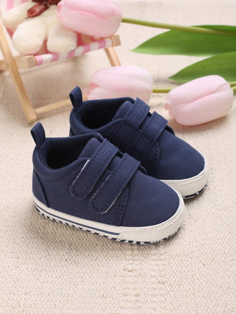 Autumn/Spring Soft Bottom Hook And Loop Casual Sports Shoes For 0-1 Years Old Infant