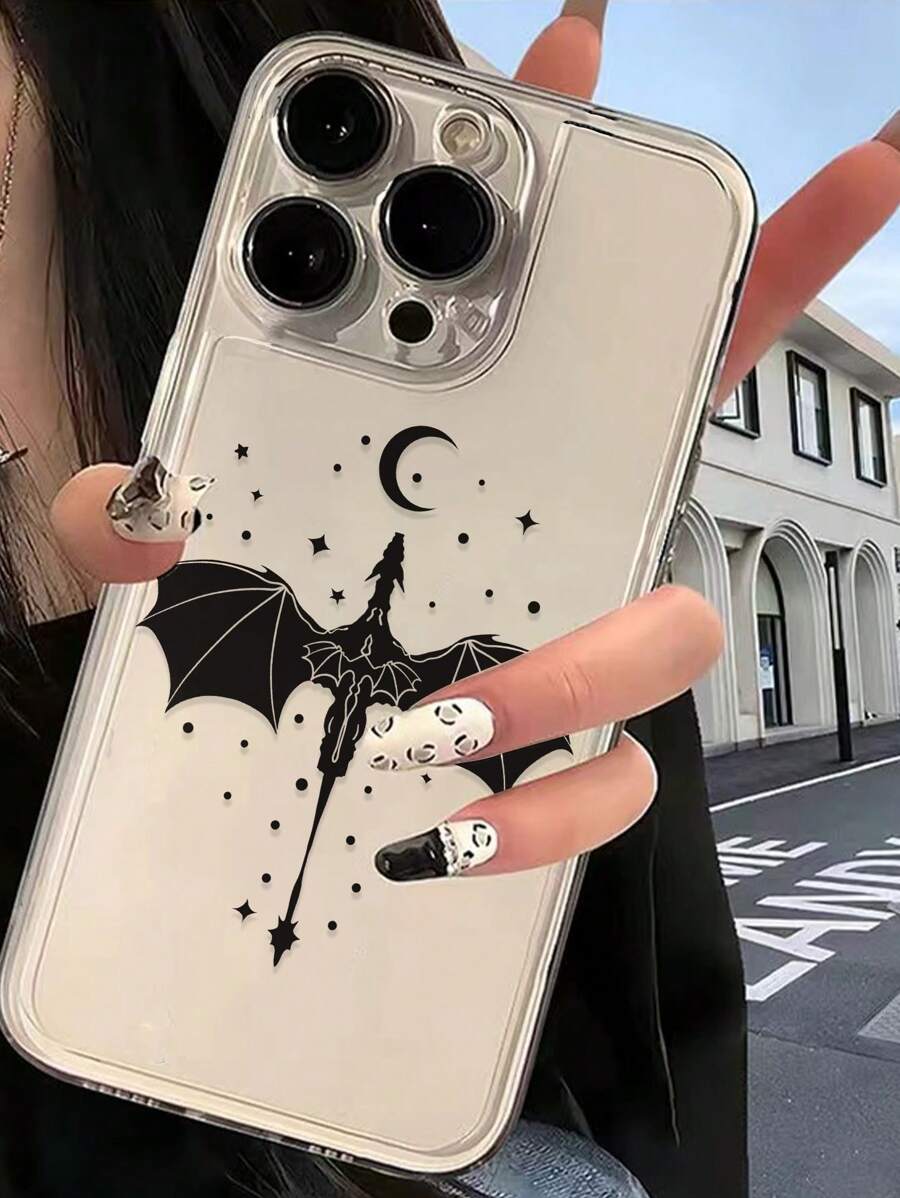 Funda de teléfono transparente con gráfico de dragón compatible con iPhone 16/15 XR /7/8, iPhone 15 Pro Max/12 Pro Max/13 Pro Max/14 Pro Max, 13, 14, 11, 12, P14, P11 Funda suave, P12 anti-caídas, XS, XR /78P, 78GES2, Galaxy S24, A03s, A03 Core, A04, A12, A13, A14, A21s, A22, A23, A24, A32, A33, A34, A51, A52, A53, A54, A71, A72, A73, S20 FE, S21, S22 Plus, Serie Redmi Redmi 9, Redmi 9A