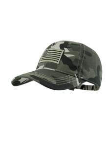 Duckbill-flag Baseball Cap Dark Camouflage