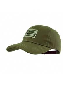 Duck Tongue-flag Baseball Cap Army Green