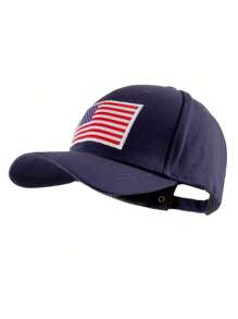 Duckbill-adult Basic Flag Duckbill Cap-navy