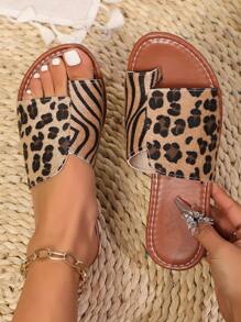 Brown Leopard Print