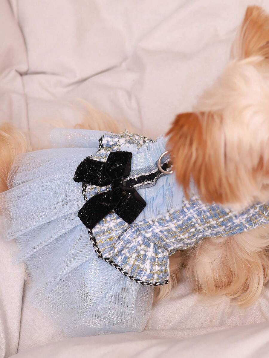 Spring & Autumn Pet Clothes, Suitable For Poodle, Teddy, Schnauzer, Maltese, Yorkshire Terrier Small Dogs, Princess Dress Outfit, Fashionable For Spring And Autumn