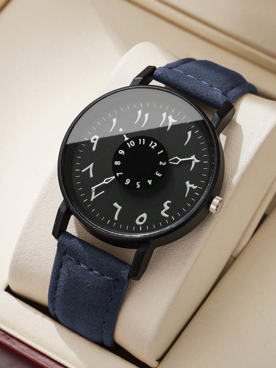 Montre à quartz pour femmes avec bracelet élégant, cadran numérique arabe. Montre à quartz (1 pièce/set) sans boîte de montre