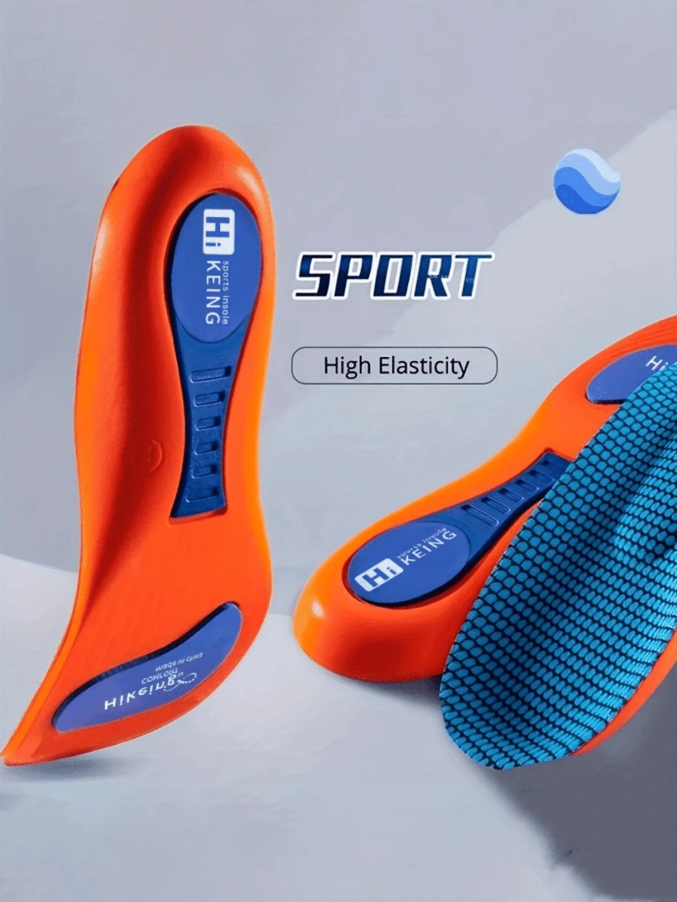 1 Coppia di sottopiedi ammortizzanti, morbidi, traspiranti, assorbenti l'umidità e anti-shock per scarpe sportive da uomo
