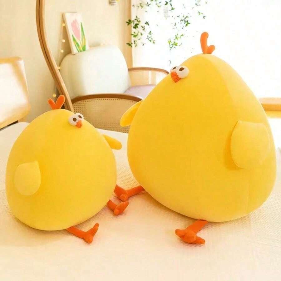 Grappige Dikke Kip Pluche Pop, Realistische Schattige Pluche Kip Zacht, Simuleer Schattige Pluche Pop Gevuld, Jongens En Meisjes Vakantie Cadeaus. Geschikt Voor Alle Soorten Vakanties Om Kinderen En Vrienden Te Versturen