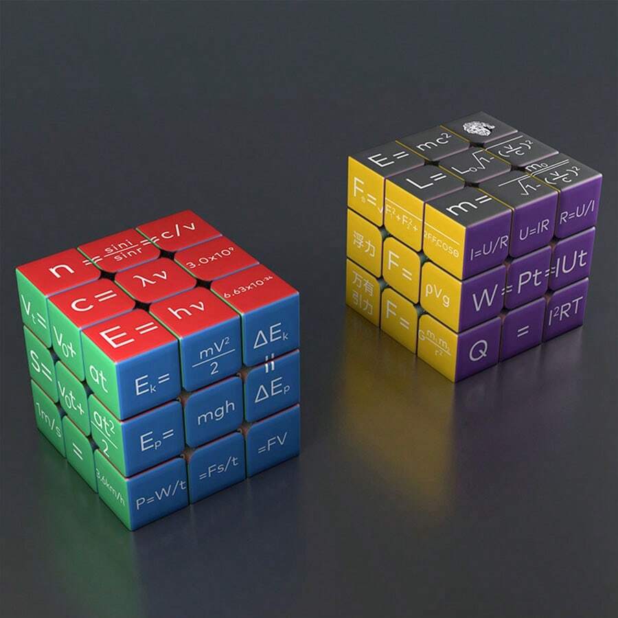 3x3x3 Element kreatywny, układanka z okresową tablicą pierwiastków, może pobudzać zainteresowanie nauką, rozwijać myślenie przestrzenne, nadaje się również jako zabawka łagodząca stres dla nastolatków, prezent urodzinowy lub wypełniacz prezentów