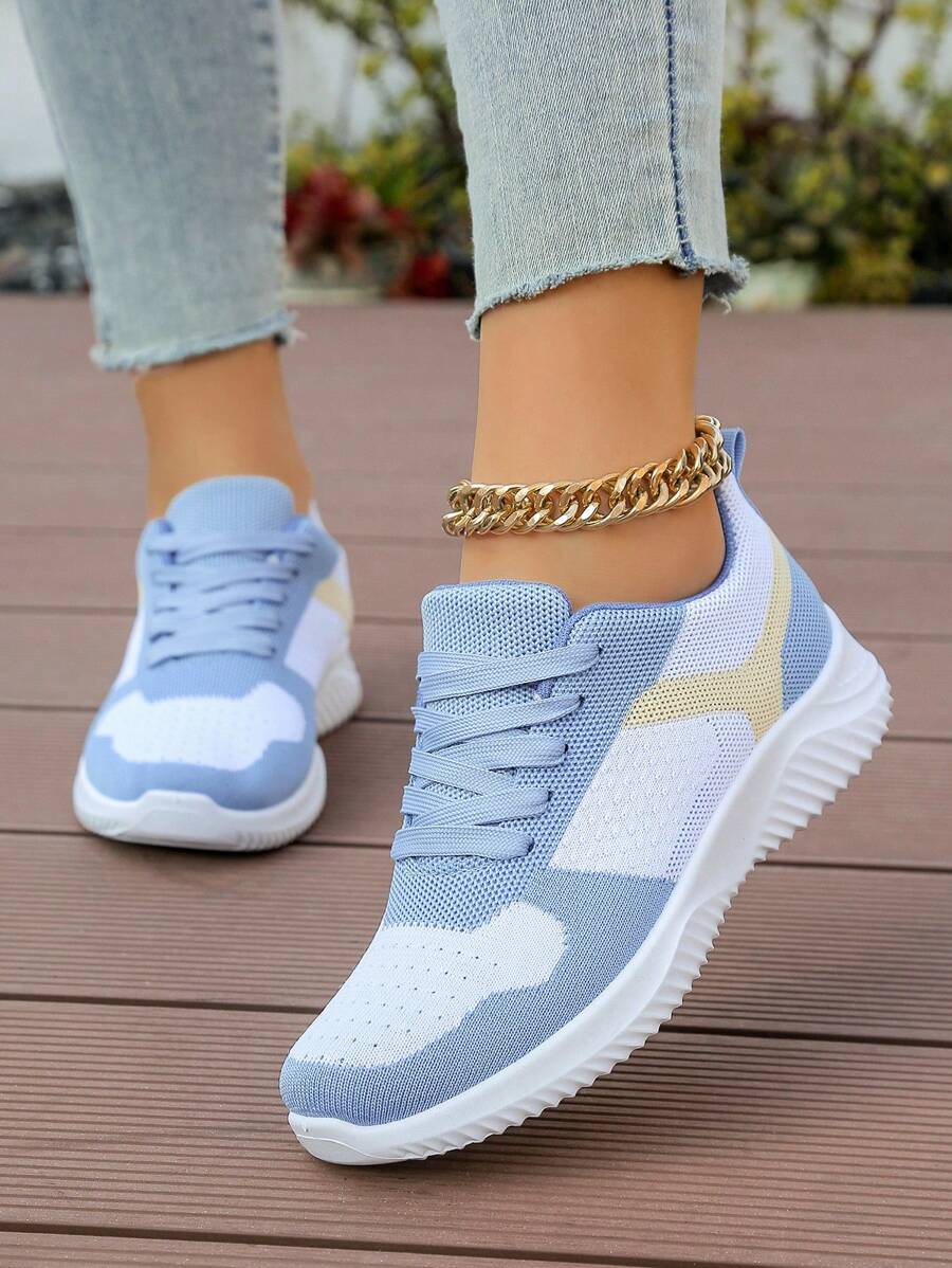Women's Lightweight Breathable Retro Chunky Sneakers, Versatile Anti-Slip Soft Sole Casual Running Shoes, 2024 Summer New Arrival