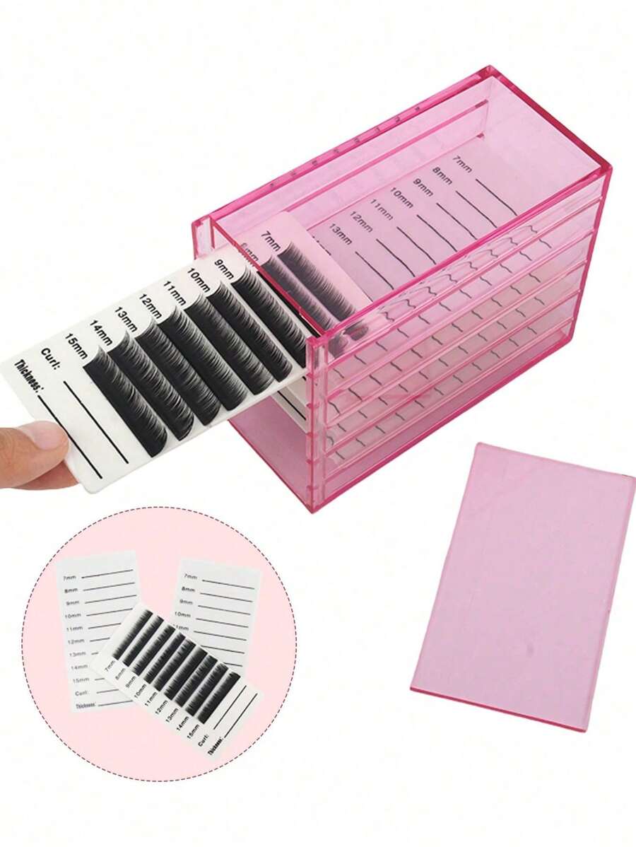 1pc Grafted Eyelash Storage Box Five-Layer Eyelash Storage Box Acrylic False Eyelash Storage Box