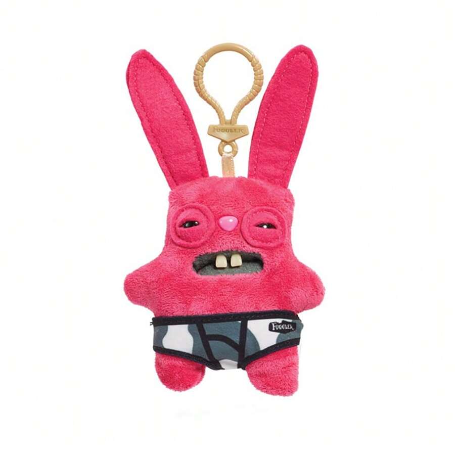 ZURU Fuggler Cute Teeth Monster Keychain Official Genuine Play Pendant Funk Tooth Treasure Ugly Cute Teeth Funny School Bag Pendant Doll