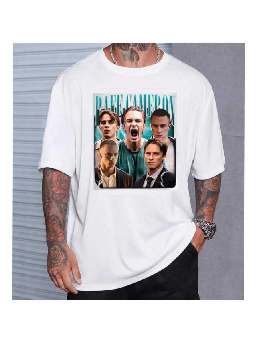 Camiseta T-shirt Básica Outer Banks Rafe Cameron Série Unissex Algodão