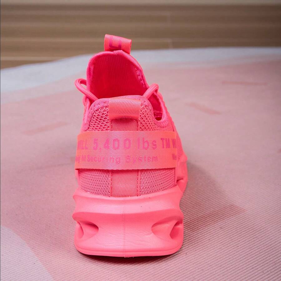 1 Paio di scarpe sportive di colore tinta unita, nuove scarpe sportive da donna stile britannico primavera/estate 2025 con lacci, punta tonda, suola alta antiscivolo, di moda, traspiranti, con suola spessa, da studentessa