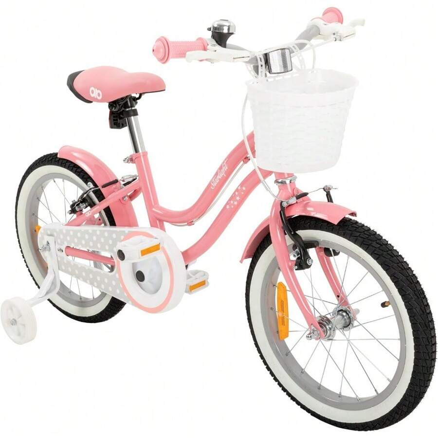 Actionbikes Kinderfahrrad Starlight | 12 Zoll / 16 Zoll / 20 Zoll - V-Brake Bremsen - Schutzblech v. und h. - Kinder Fahrrad für Mädchen und Jungen - Fahrräder - Kinderrad - Jugendrad - Von 2-9 Jahren