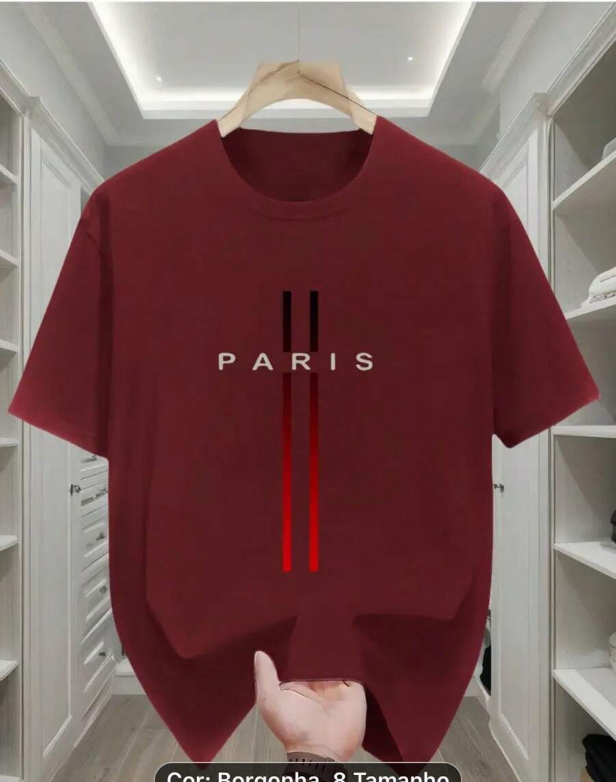 Camiseta Masculina Blusa Algodao Malha Premium Camisa Importada Envio JÁ